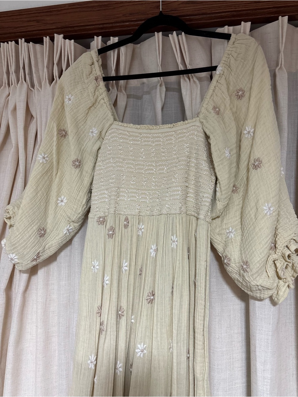 Free People Dahlia Embroidered
Maxi Dress / Pearl Island - Picture 3 of 6
